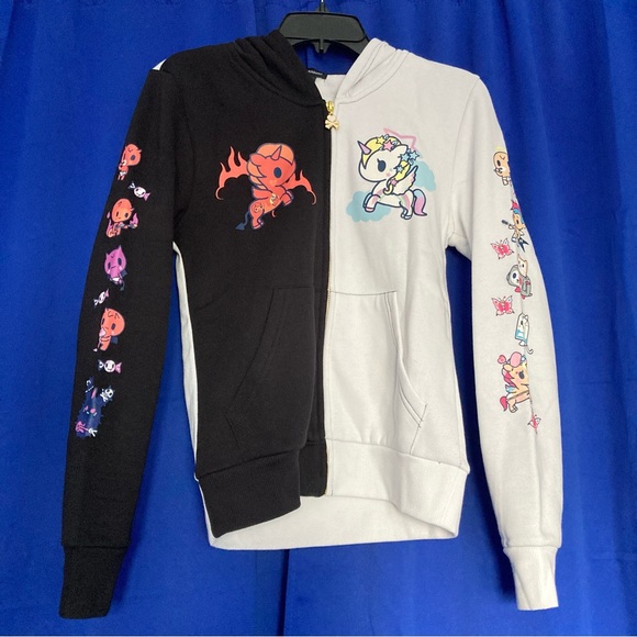 tokidoki Heaven Can Wait Unicorno Hoodie - Picture 1 of 5